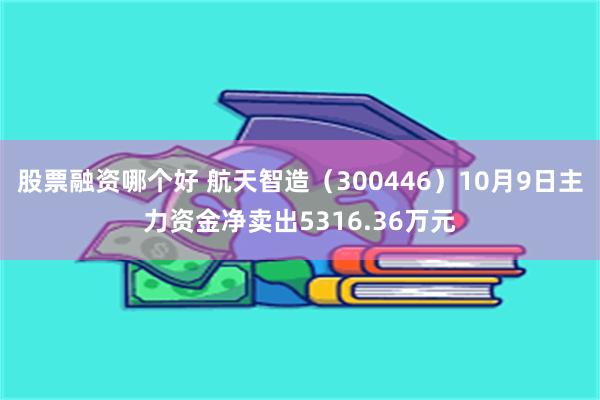 股票融资哪个好 航天智造（300446）10月9日主力资金净卖出5316.36万元